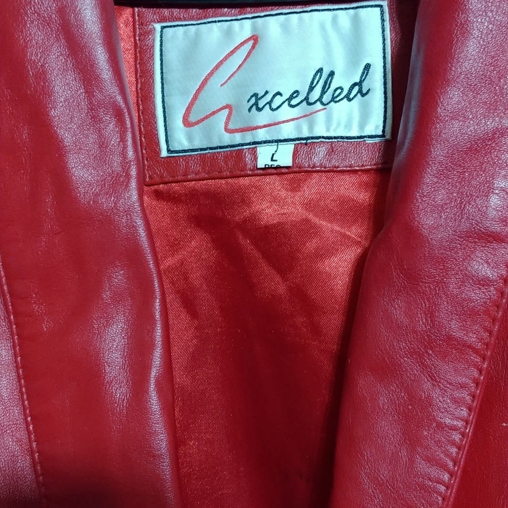 Lady's long leather Coat